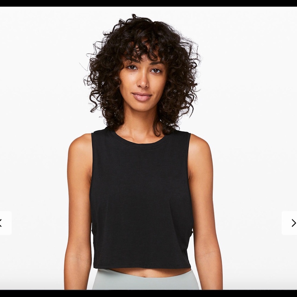Lululemon Logo Muscle Love Crop Tank